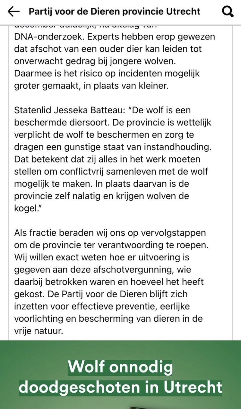 Image for the Tweet beginning: Partij voor de Dieren provincie